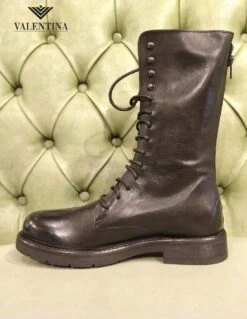 Anfibi Alti Da Donna, In Vera Pelle 9 Anfibi Alti Da Donna, In Vera Pelle -Stile pelletteria anfibi alti da donna 3