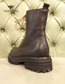 Anfibi Con Plateau, Made In Italy -Stile pelletteria anfibi con plateau 3