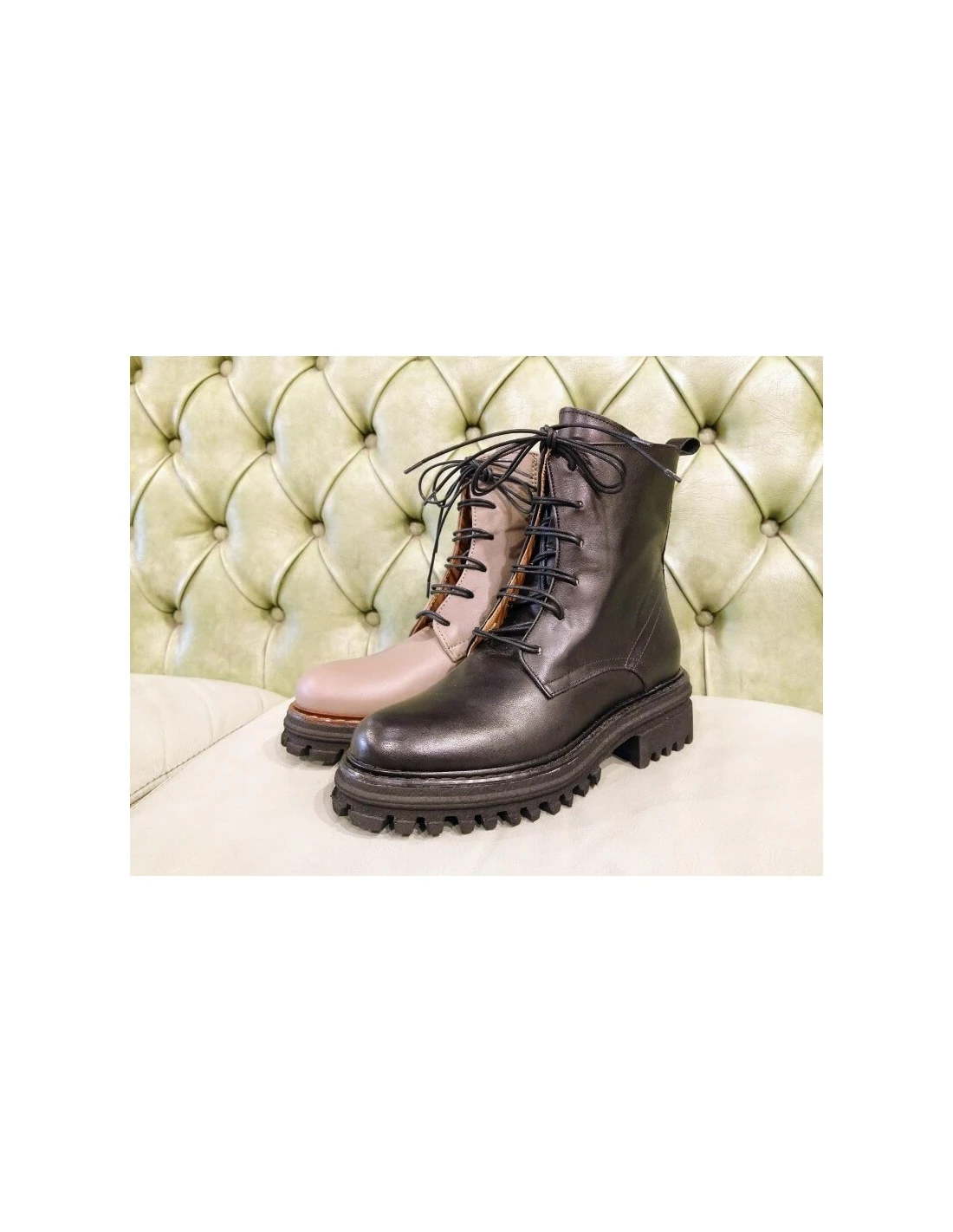 Anfibi Con Platform, In Pelle 10 Anfibi Con Platform, In Pelle - immagine 8