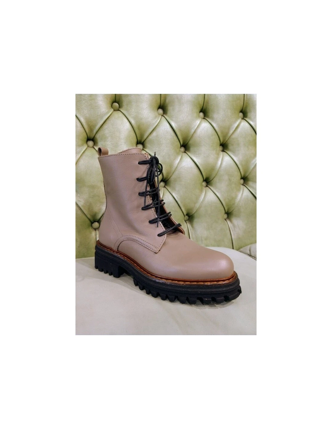 Anfibi Con Platform, In Pelle 3 Anfibi Con Platform, In Pelle