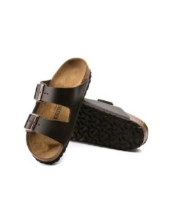 Birkenstock Arizona Dark Brown, Pelle Naturale -Stile pelletteria arizona dark brown pelle naturale 4