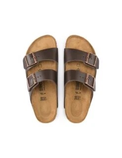 Birkenstock Arizona Dark Brown, Pelle Naturale -Stile pelletteria arizona dark brown pelle naturale 5
