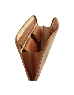 Astuccio Porta Documenti In Pelle Artigianale -Stile pelletteria astuccio porta documenti in pelle artigianale 3