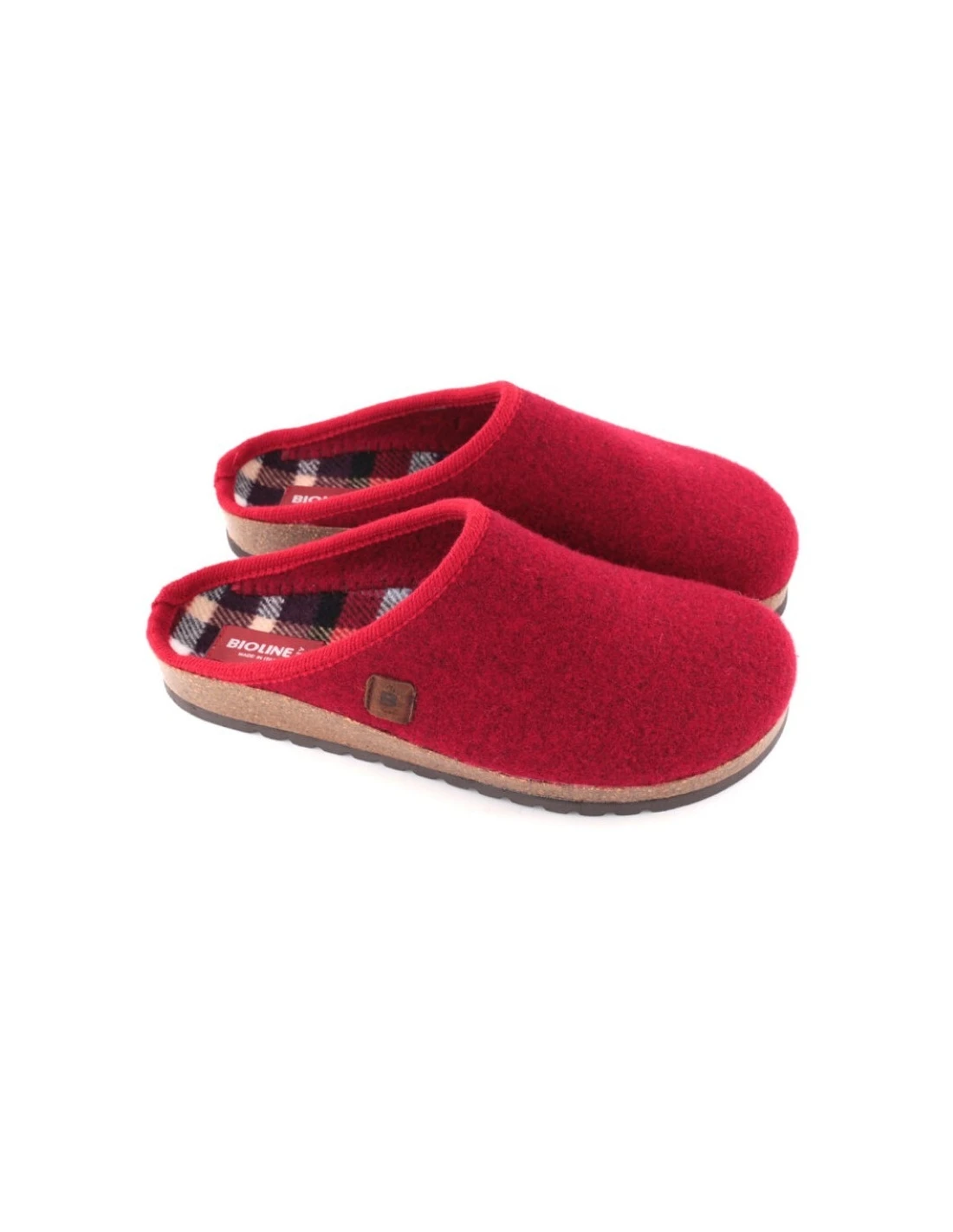 Bioline Ciabatte Invernali Da Donna, Rosse 4 Bioline Ciabatte Invernali Da Donna, Rosse - immagine 2