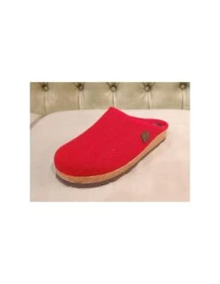 Bioline Ciabatte Invernali Da Donna, Rosse 13 Bioline Ciabatte Invernali Da Donna, Rosse -Stile pelletteria bioline ciabatte invernali da donna rosse 4