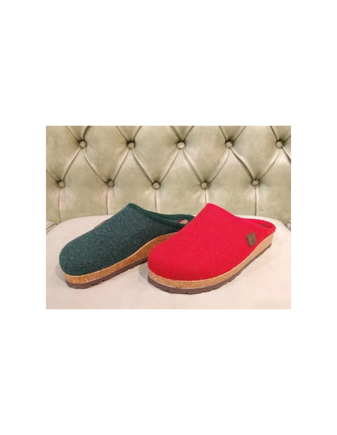 Bioline Ciabatte Invernali Da Donna, Rosse 9 Bioline Ciabatte Invernali Da Donna, Rosse - immagine 7