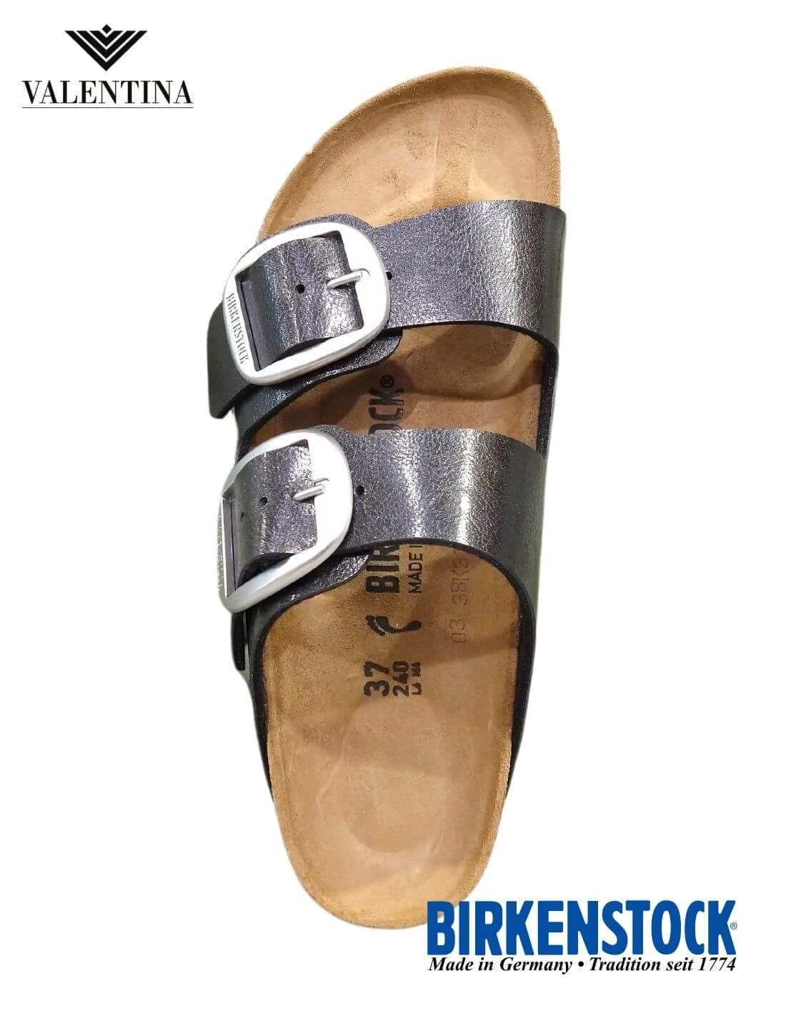 Birkenstock Arizona Big Buckle Graceful Licorice 4 Birkenstock Arizona Big Buckle Graceful Licorice - immagine 2