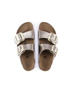 BirkenstockArizona Big Buckle Graceful Taupe -Stile pelletteria birkenstock arizona big buckle graceful taupe 1