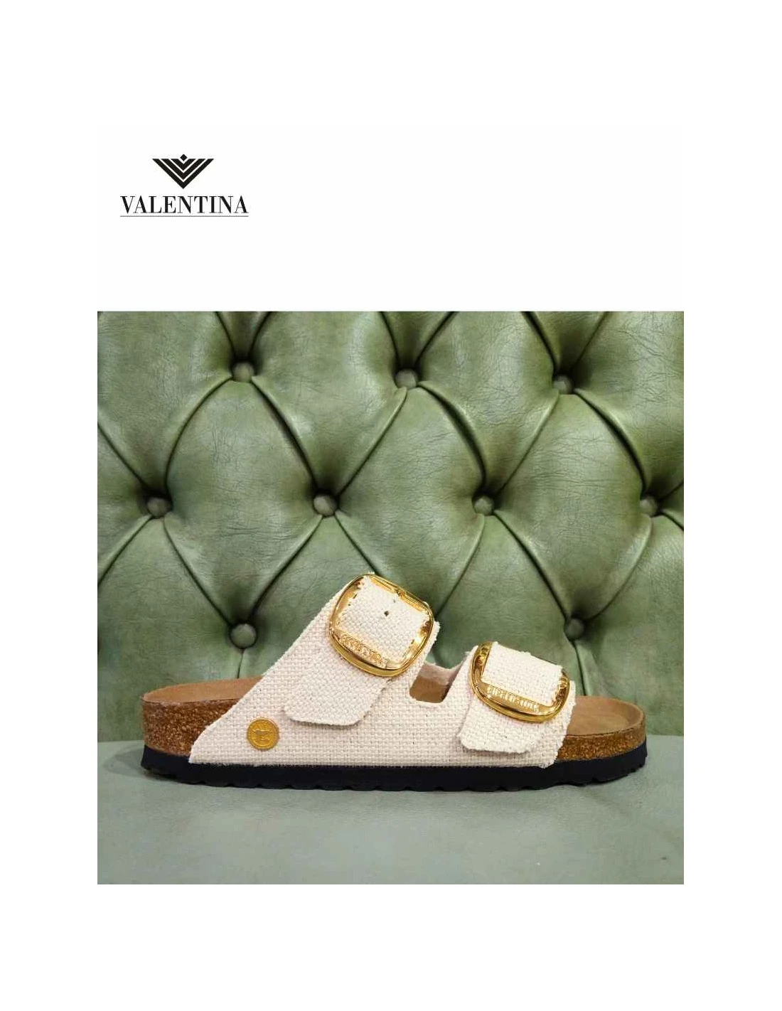 Birkenstock Arizona Big Buckle Vegan - Eggshell 5 Birkenstock Arizona Big Buckle Vegan - Eggshell - immagine 3
