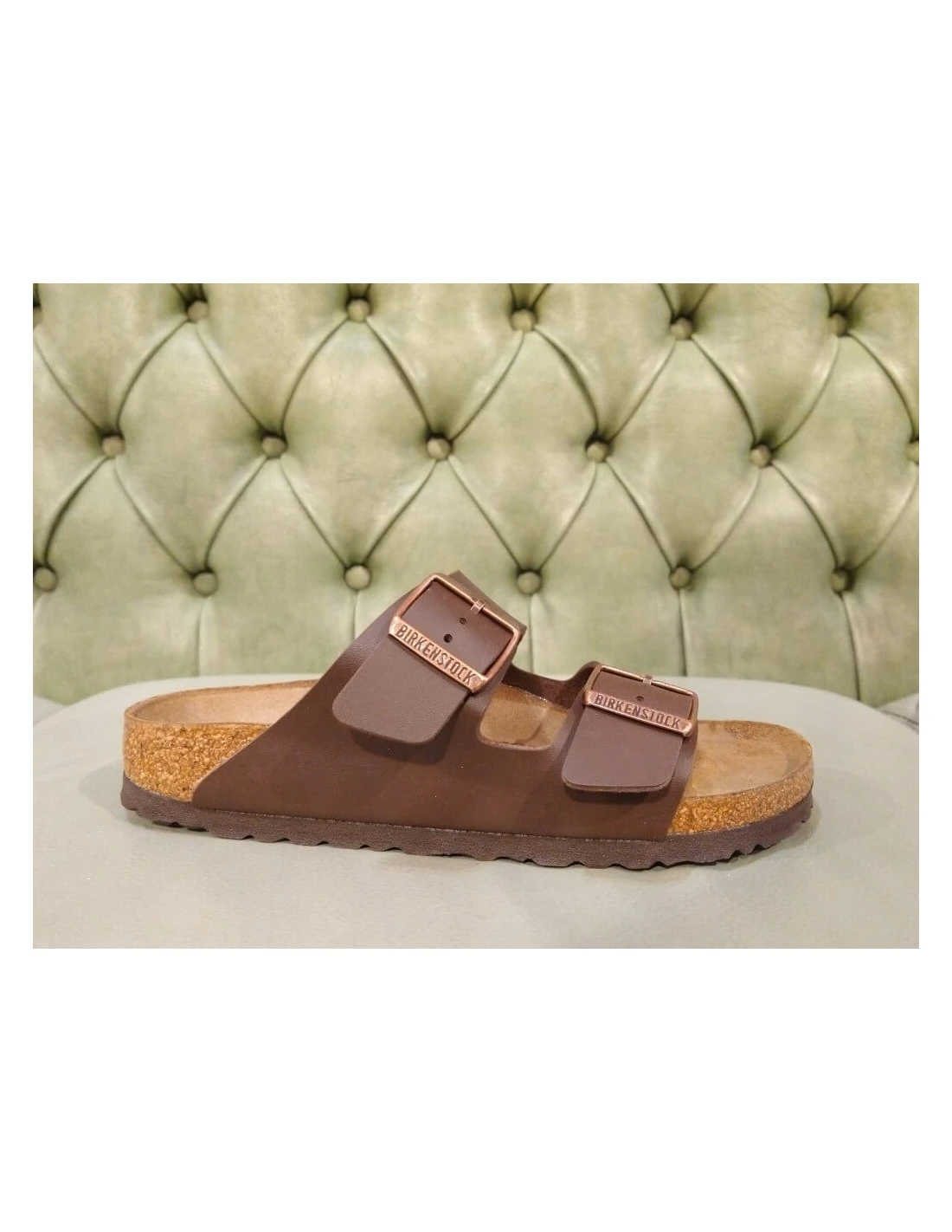 Birkenstock Arizona Dark Brown Birko Flor 5 Birkenstock Arizona Dark Brown Birko Flor - immagine 3