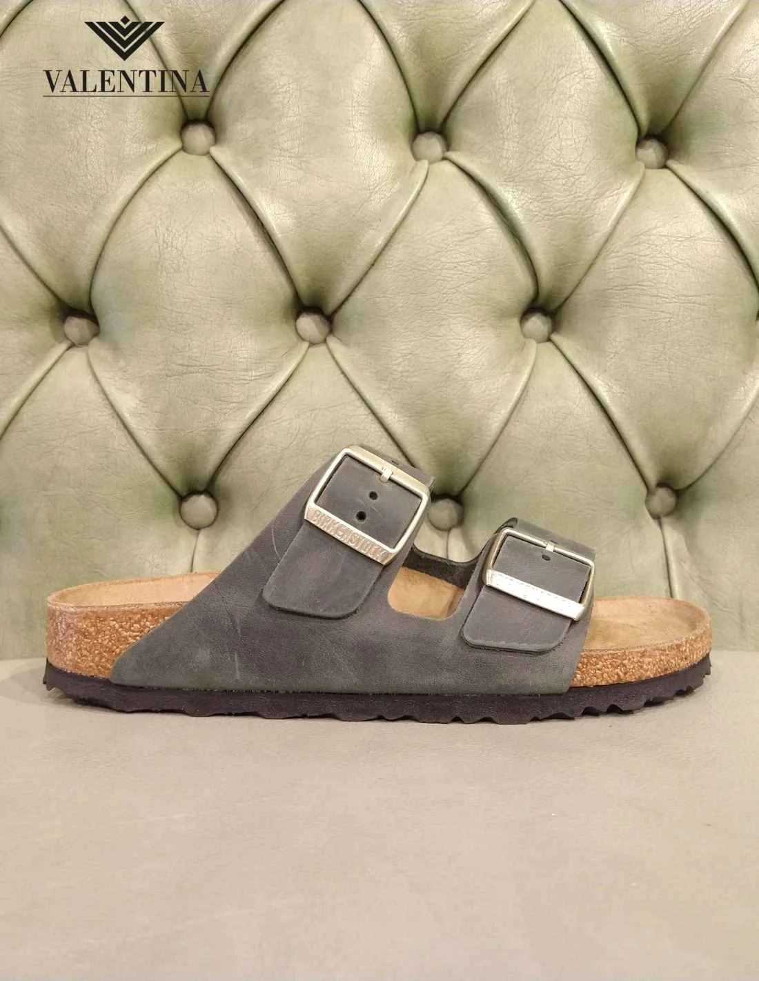 Birkenstock Arizona Thyme, Oiled Leather 4 Birkenstock Arizona Thyme, Oiled Leather - immagine 2