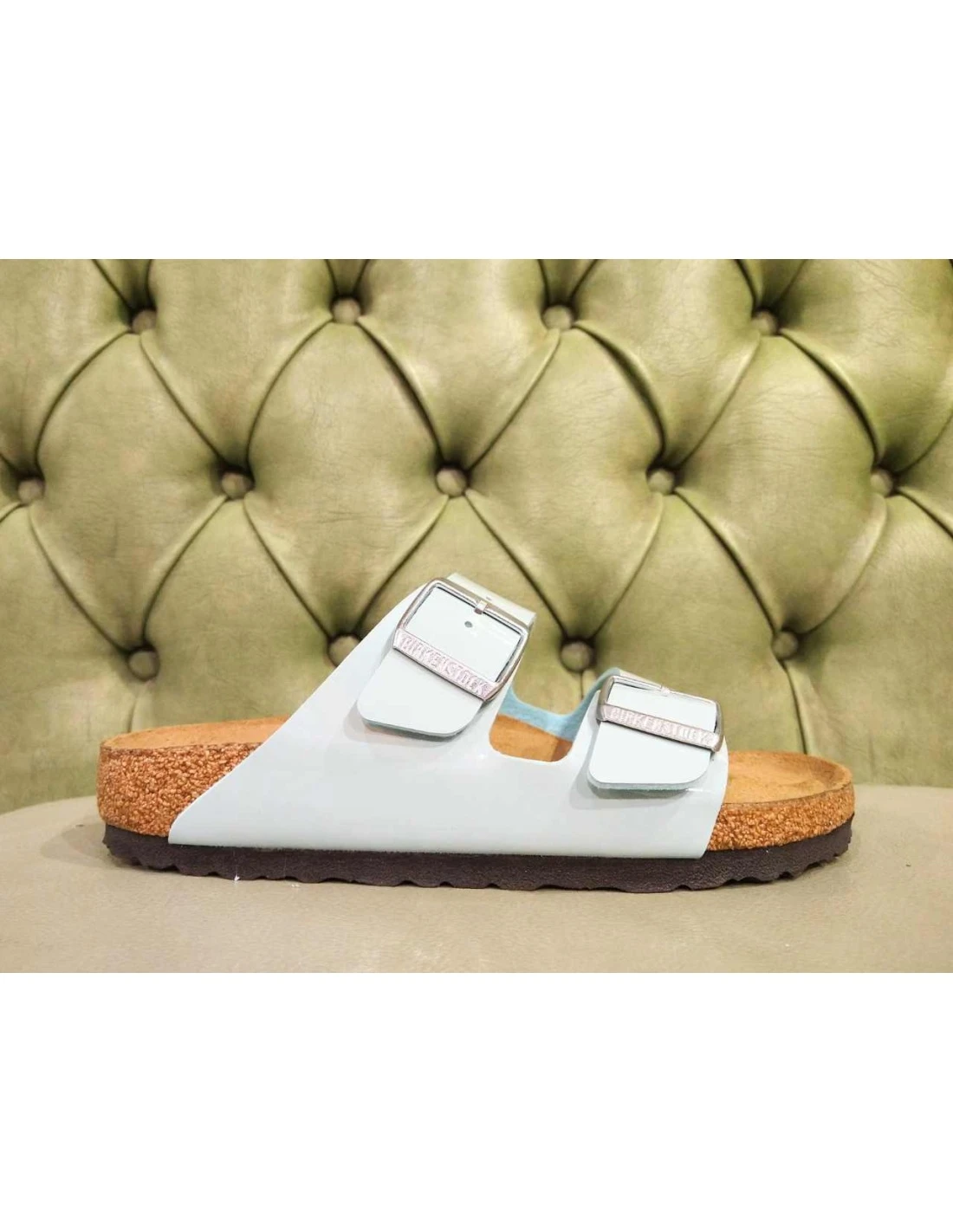 Birkenstock Arizona Verde Chiaro Lucido 4 Birkenstock Arizona Verde Chiaro Lucido - immagine 2