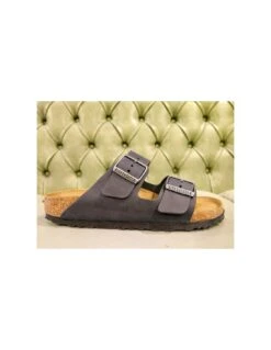 Birkenstock Sandalo Arizona In Pelle Nera -Stile pelletteria birkenstock sandalo arizona in pelle nera 2