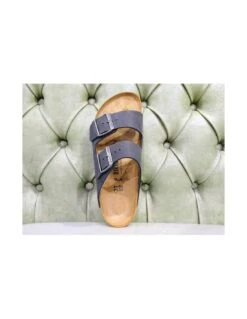 Birkenstock Sandalo Arizona In Pelle Nera