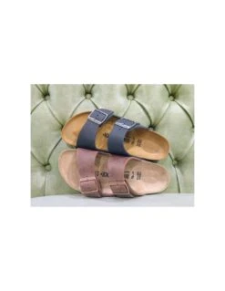 Birkenstock Sandalo Arizona In Pelle Nera -Stile pelletteria birkenstock sandalo arizona in pelle nera 3