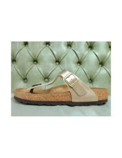Birkenstock Sandalo Gizeh Gold