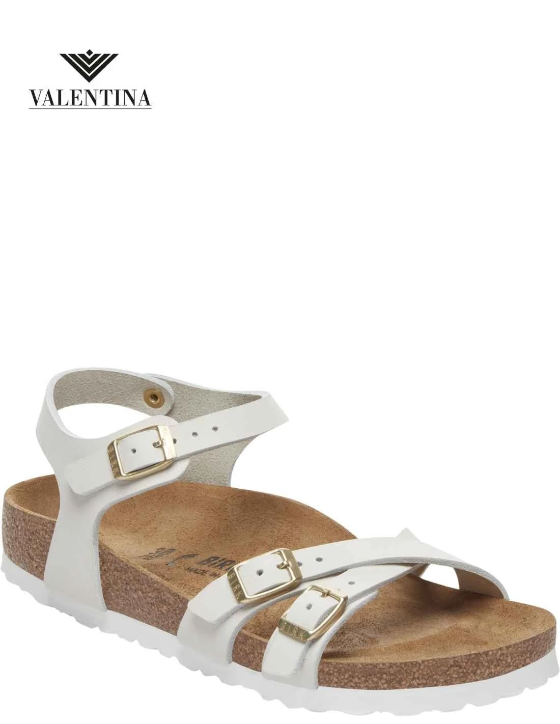 Birkenstock Sandalo Kumba Bianco In Pelle 3 Birkenstock Sandalo Kumba Bianco In Pelle