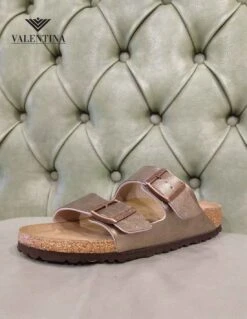 Birkenstock Arizona Graceful Taupe 8 Birkenstock Arizona Graceful Taupe -Stile pelletteria birkenstock sarnia stivali da donna 2