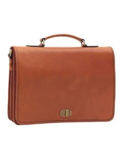 Borsa A Tracolla Tipo Cartella, Made In Italy