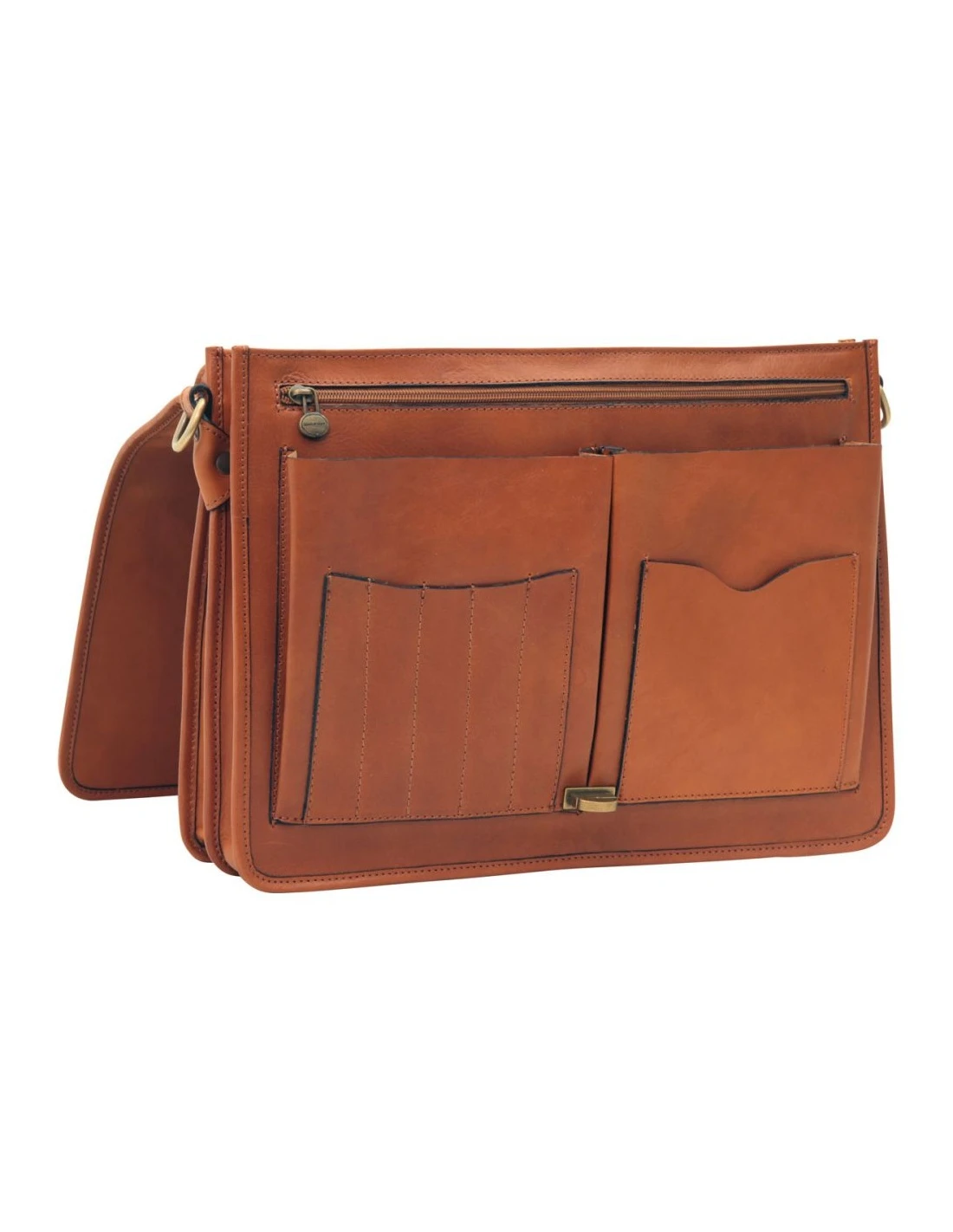 Borsa A Tracolla Tipo Cartella, Made In Italy 6 Borsa A Tracolla Tipo Cartella, Made In Italy - immagine 4