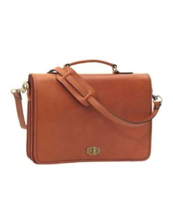 Borsa A Tracolla Tipo Cartella, Made In Italy 13 Borsa A Tracolla Tipo Cartella, Made In Italy -Stile pelletteria borsa a tracolla tipo cartella 4