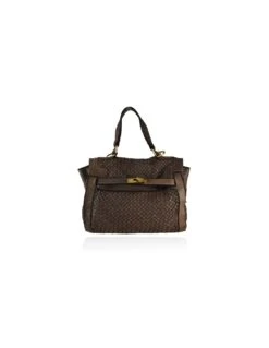 Mercury Borsa Bauletto In Pelle Intrecciata -Stile pelletteria borsa bauletto in pelle intrecciata 5