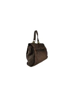 Mercury Borsa Bauletto In Pelle Intrecciata -Stile pelletteria borsa bauletto in pelle intrecciata 6