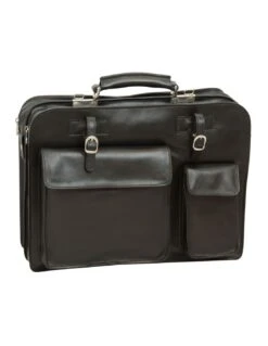 Borsa Cartella In Vera Pelle