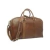 Borsa Da Viaggio In Vera Pelle, Made In Italy -Stile pelletteria borsa da viaggio in vera pelle