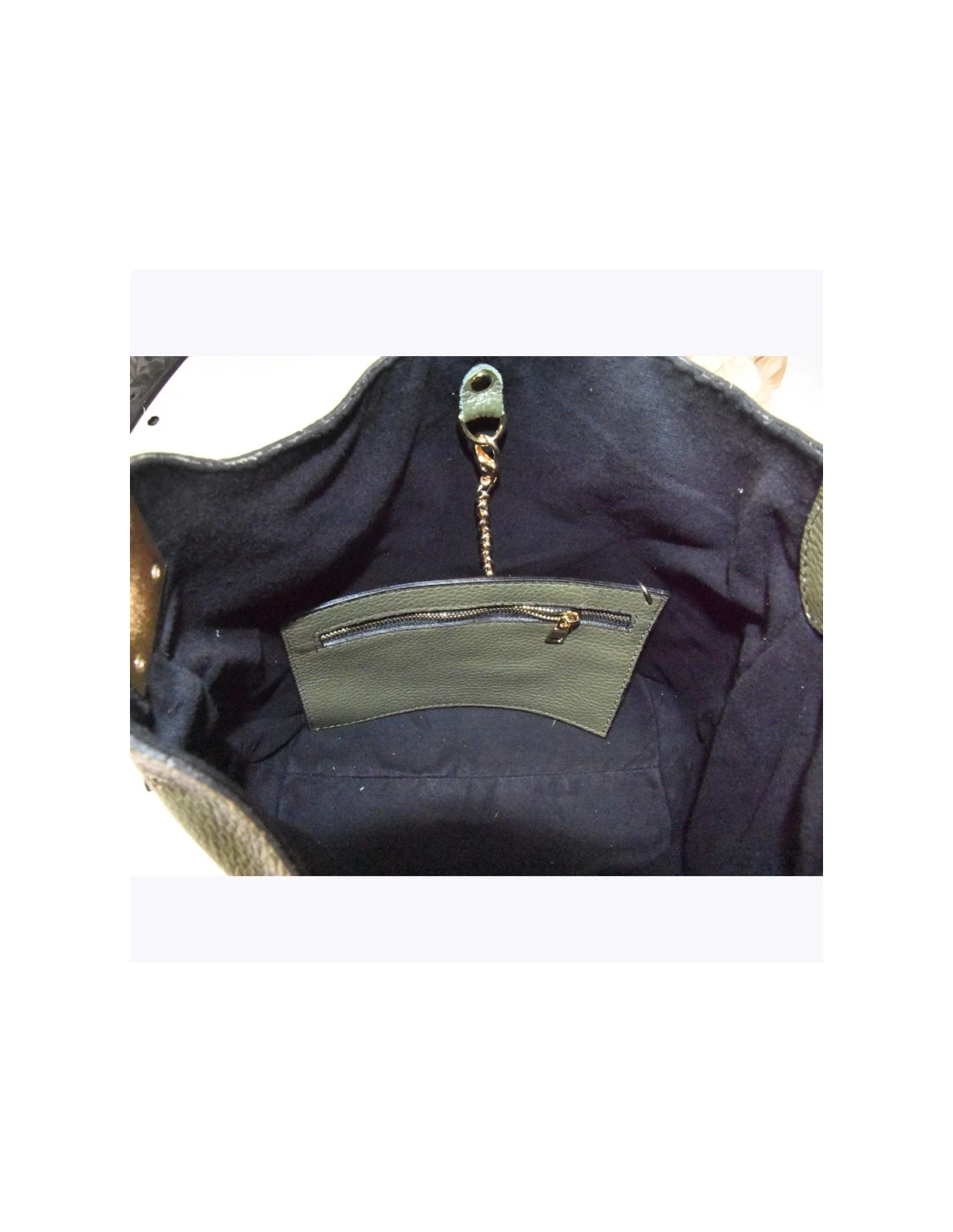 Mercury Borsa In Pelle Con Lucchetto, Made In Italy 4 Mercury Borsa In Pelle Con Lucchetto, Made In Italy - immagine 2