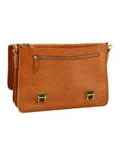 Cartella In Pelle Italiana Con Tracolla -Stile pelletteria cartella in pelle italiana con tracolla 5