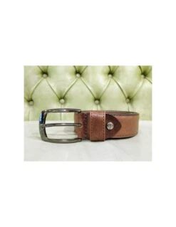 Cintura In Pelle Marrone Da Uomo, Frau -Stile pelletteria cintura in pelle marrone da uomo frau 2