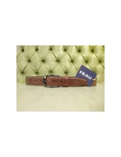 Cintura In Pelle Marrone Da Uomo, Frau