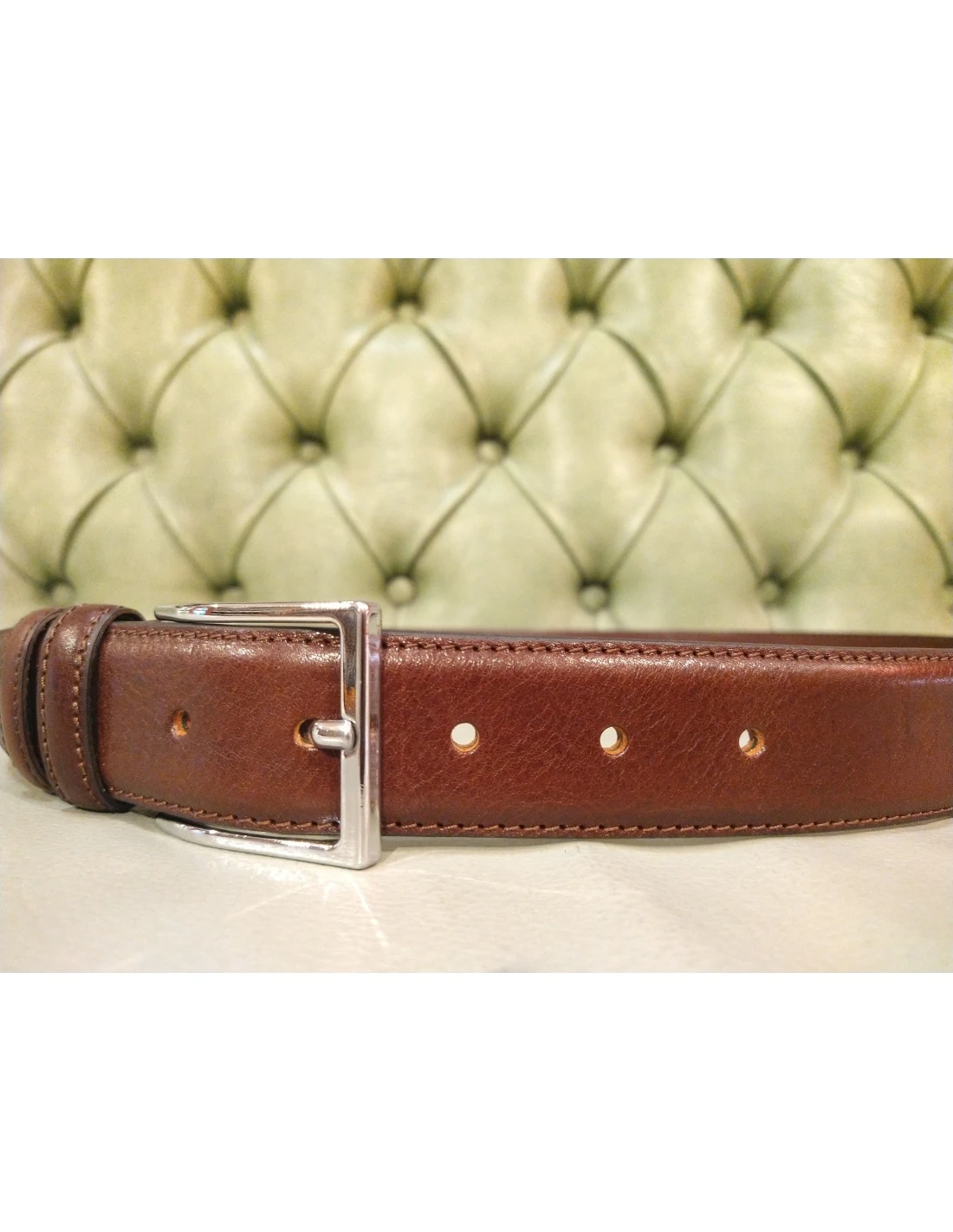 Cintura In Vera Pelle Da Uomo 7 Cintura In Vera Pelle Da Uomo - immagine 5