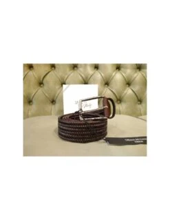 Cintura Intrecciata In Pelle Da Uomo