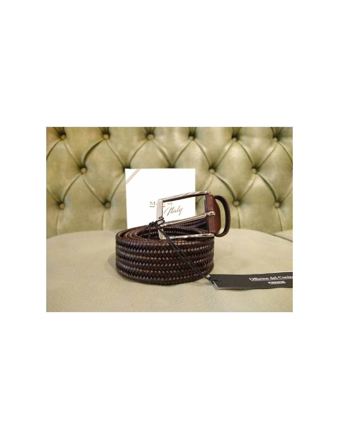 Cintura Intrecciata In Pelle Da Uomo 3 Cintura Intrecciata In Pelle Da Uomo