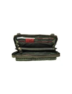 Mercury Portafoglio Con Portamonete, In Pelle Intrecciata -Stile pelletteria con portamonete in pelle intrecciata 2