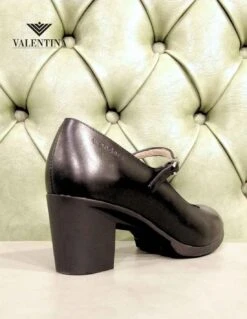 Wonders Décolleté Nere Comode Con Tacco Largo -Stile pelletteria decollete nere comode con tacco largo 2