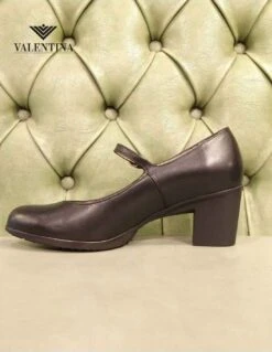 Wonders Décolleté Nere Comode Con Tacco Largo -Stile pelletteria decollete nere comode con tacco largo 3