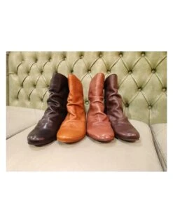 Felmini Stivaletti Da Donna In Pelle Morbida -Stile pelletteria felmini stivaletti da donna in pelle morbida 3