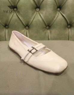 Scarpe Mary Jane Nere O Bianche, In Pelle