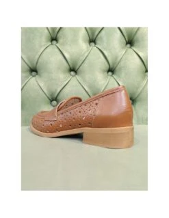 Mocassini Da Donna 2024, In Pelle Traforata -Stile pelletteria mocassini da donna 2024 in pelle traforata 2