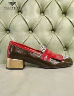 Mocassini Da Donna Con Frange E Tacco