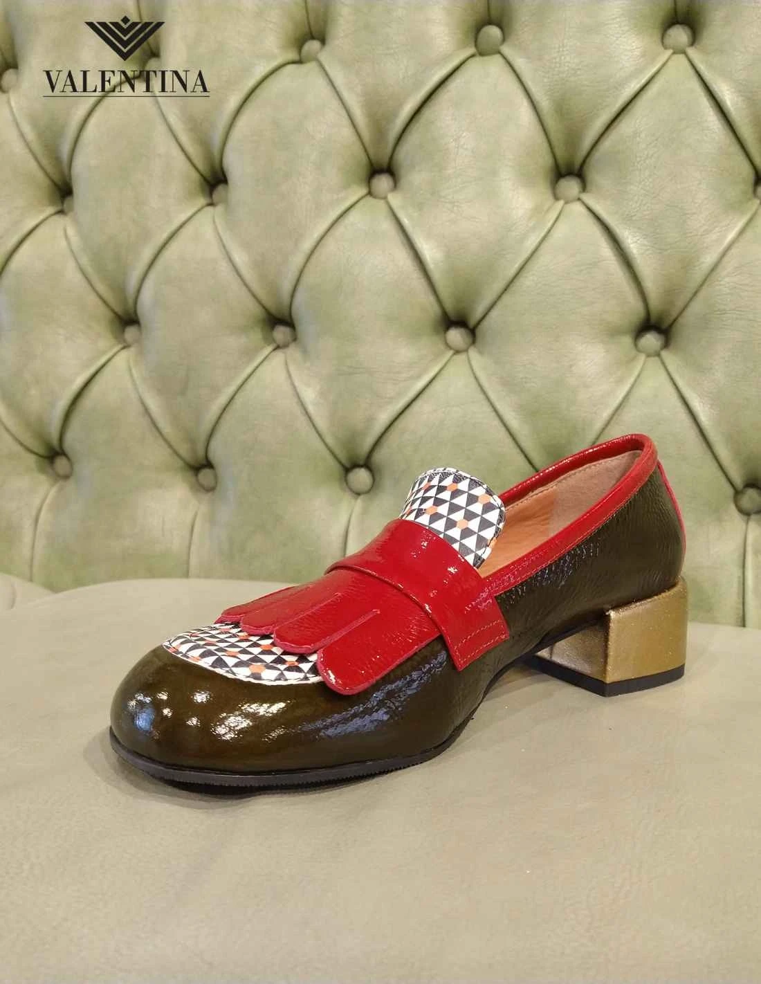 Mocassini Da Donna Con Frange E Tacco 7 Mocassini Da Donna Con Frange E Tacco - immagine 5