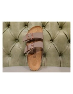 Birkenstock Arizona Mocca, Birko Flor Nubuck