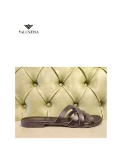 Sandali A Ciabatta Da Donna, In Vera Pelle 7 Sandali A Ciabatta Da Donna, In Vera Pelle -Stile pelletteria sandali a ciabatta da donna in vera pelle 2