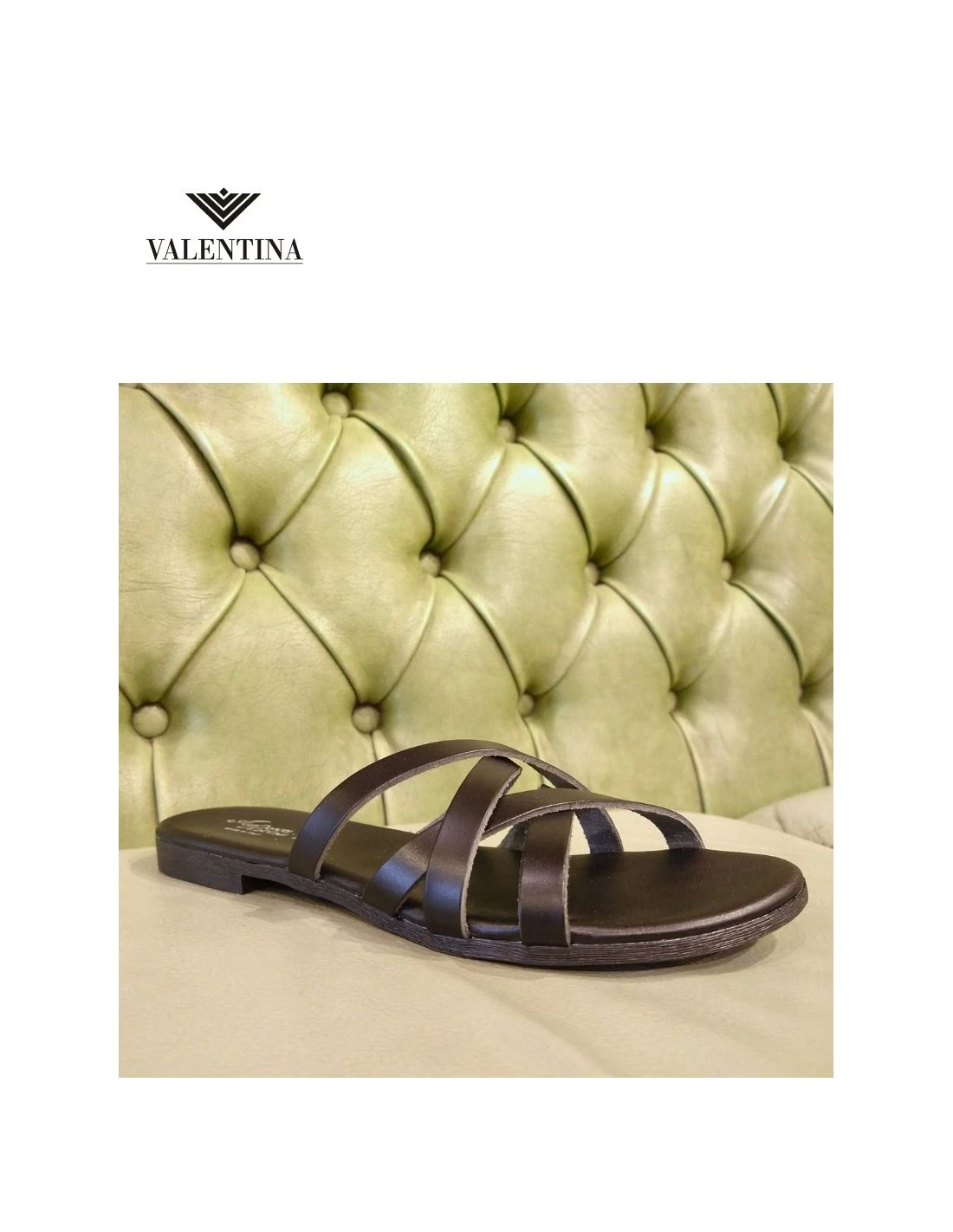 Sandali A Ciabatta Da Donna, In Vera Pelle 3 Sandali A Ciabatta Da Donna, In Vera Pelle