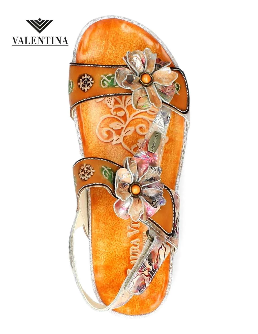 Laura Vita Sandali Bassi A Fiori, Moda Donna 8 Laura Vita Sandali Bassi A Fiori, Moda Donna - immagine 6