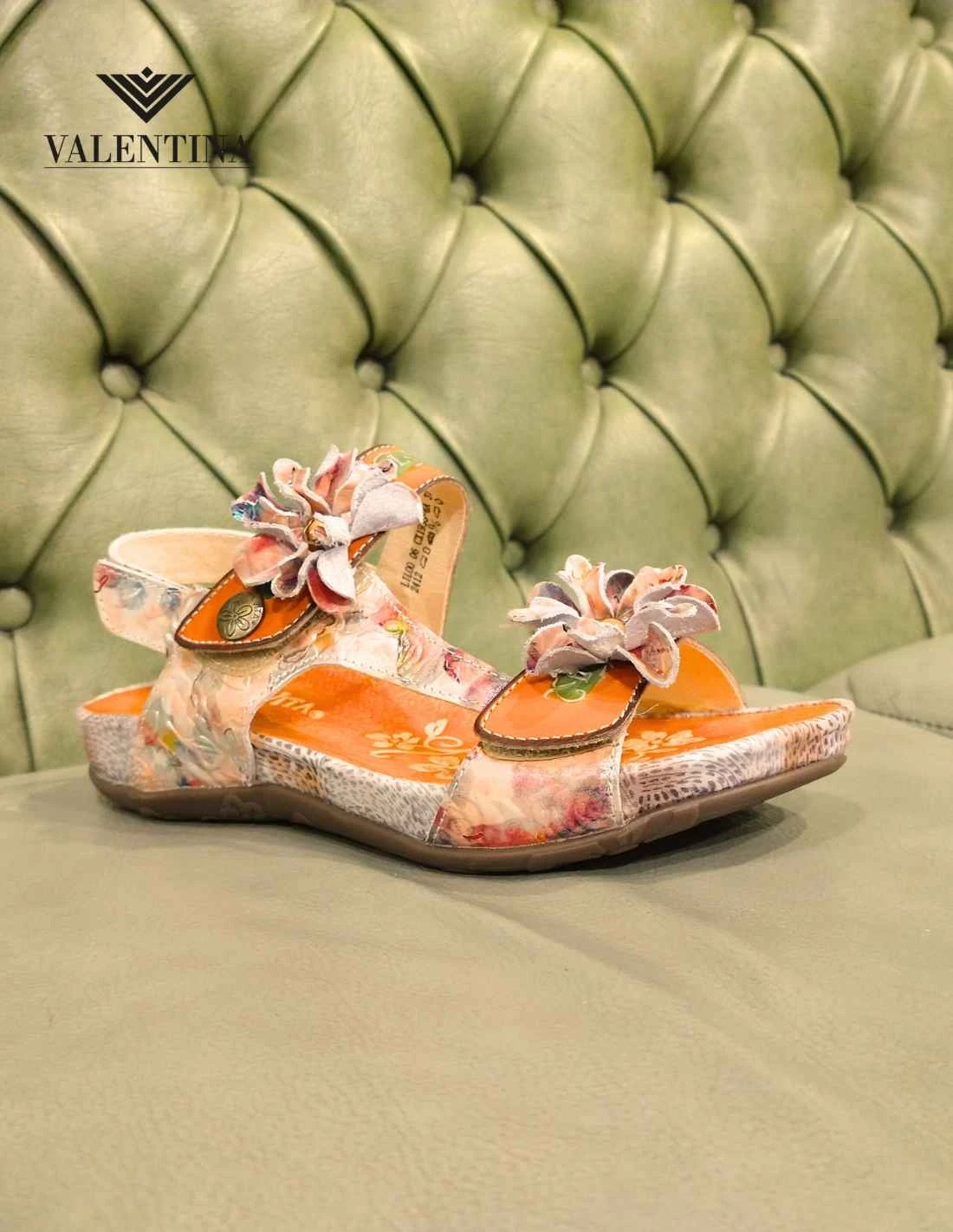 Laura Vita Sandali Bassi A Fiori, Moda Donna 3 Laura Vita Sandali Bassi A Fiori, Moda Donna