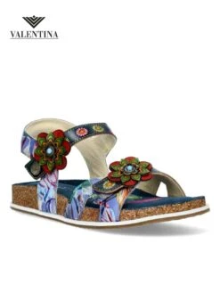 Sandali Bassi Colorati Da Donna, Laura Vita 11 Sandali Bassi Colorati Da Donna, Laura Vita -Stile pelletteria sandali bassi colorati da donna laura vita 4